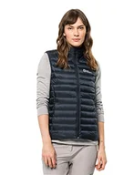 Kamizelki damskie - Jack Wolfskin Damska kamizelka Pack & Go (Night Blue), S - miniaturka - grafika 1