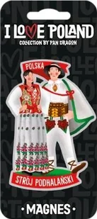 Magnes I love Poland Polska ILP-MAG-D-PL-33 - gadżet - Magnesy - miniaturka - grafika 1