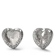 Kolczyki - Kolczyki Guess JUBE04 609JW Srebrny - miniaturka - grafika 1