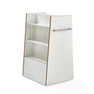 Wózek na książki STORY, dwustronny, 876x625x1215 mm, biały - Meble do szkół i przedszkoli - miniaturka - grafika 1