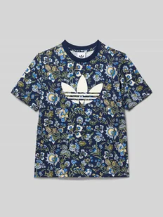 T-shirt z nadrukiem z logo - Koszulki dla dziewczynek - miniaturka - grafika 1