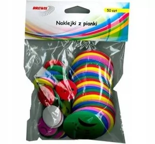 Brewis Nalepka pianka Uśmiechy/4 PVC32 VB8388 - Zabawki kreatywne - miniaturka - grafika 1