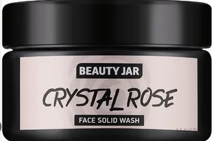 BEAUTY JAR Mydło w kostce do mycia twarzy Kryształowa róża 25g - Mydła - miniaturka - grafika 1