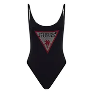 Stroje kąpielowe - Damski Strój kąpielowy jednoczęściowy GUESS ONE PIECE RHINESTONE TRIANGLE E4GJ03MC040-JBLK – Czarny - miniaturka - grafika 1