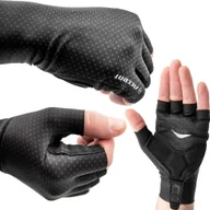 Rękawiczki rowerowe - Accent Rękawiczki z krótkimi palcami Accent Shot, czarne, XXL - miniaturka - grafika 1