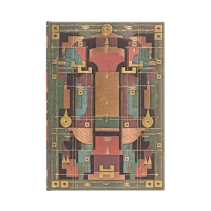 Lion's Den Hardcover Journals MIDI 144 Pg Lined Sybil Pye Bindings: Hardcover, 120 gsm, ribbon marker, memento pouch, elastic closure - Pozostałe książki - miniaturka - grafika 1