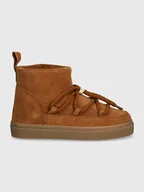 Trampki damskie - INUIKII Skórzane sneakersy "Classic Low" w kolorze brązowym - miniaturka - grafika 1