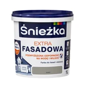 Farby zewnętrzne - Śnieżka Farba fasadowa Extra szary 1 l - miniaturka - grafika 1