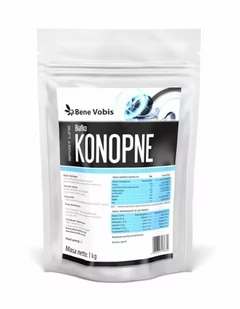 Młyn Oliwski Młyn Oliwski, Białko Konopne, Bene Vobis, 1 kg - Odżywki białkowe - miniaturka - grafika 1