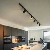 Lampy pozostałe - SLV Asto Tube GU10 spot szyna 1-fazowa czarny - miniaturka - grafika 1