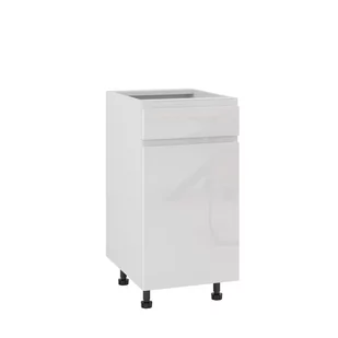 Rimini Szafka Dolna Prawa D1S-40_Modern Biały Połysk - Meble kuchenne - miniaturka - grafika 1