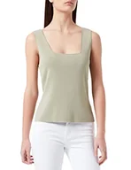 Koszulki i topy damskie - s.Oliver BLACK LABEL Top damski, zielony (Tannengrün), 40 - miniaturka - grafika 1