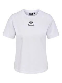 Koszulki i topy damskie - Hummel Koszulka "Cons" w kolorze białym - grafika 1