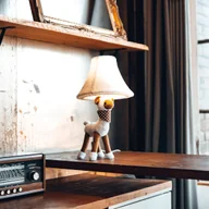 Lampy stojące - Happy Lamps Lampa stołowa dla dzieci Owca Biała - Wool - miniaturka - grafika 1