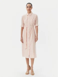 Fracomina Sukienka koszulowa FS25SD2003W78601 Różowy Regular Fit - Sukienki - miniaturka - grafika 1