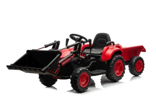 Traktor Na Akumulator Z łyżką BW-X002A Czerwony - Tory, garaże, parkingi - miniaturka - grafika 12