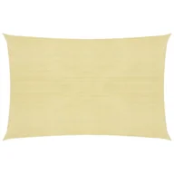 Pawilony ogrodowe - vidaXL Żagiel przeciwsłoneczny, 160 g/m, beżowy, 2,5x3,5 m, HDPE vidaXL - miniaturka - grafika 1