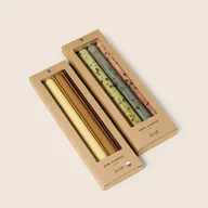 Świece - ferm LIVING Świeca Mura, kolorowa, wysokość 30 cm, stearyna, zestaw 4 sztuk - miniaturka - grafika 1