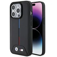 Etui i futerały do telefonów - Etui BMW Quilted Tricolor na iPhone 15 Pro Max - czarne - miniaturka - grafika 1