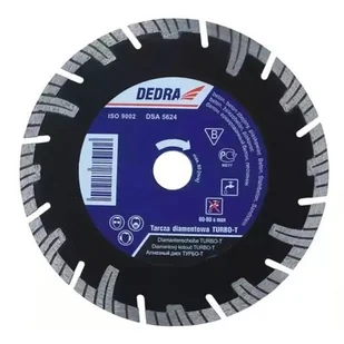 Dedra Tarcza diamentowa Turbo-T H1192 1601do1700-95-uniw - Tarcze do pił - miniaturka - grafika 1