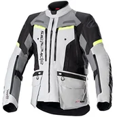 Odzież motocyklowa - Alpinestars Bogota' Pro Drystar męska kurtka motocyklowa (szara/czarny/żółty) - miniaturka - grafika 1
