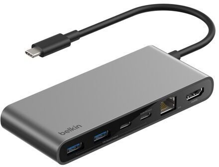 Belkin CONNECT USB-C 8-in-1 Hub Dual USB-C Ports si. INC024hqSGY