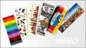 Zakładki do książek - Zakładki Niemcy 6 sztuk - miniaturka - grafika 1