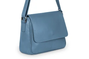 Torebka Skórzana Vera Pelle Bafta Jeans - Torebki damskie - miniaturka - grafika 1