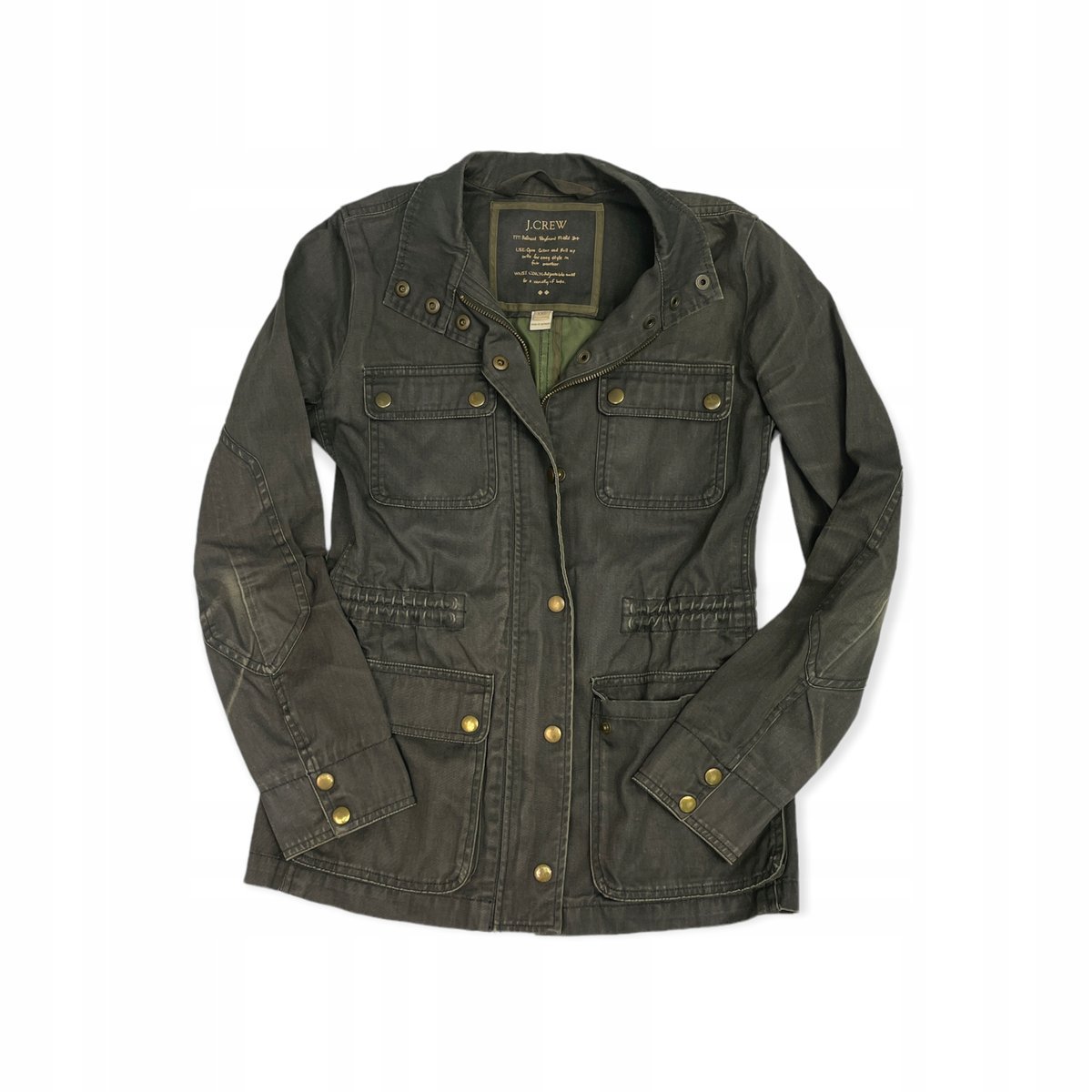 Jeansowa kurtka damska zamek J. CREW XXS