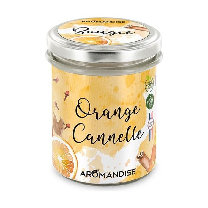 AROMANDISE - Świeca Pomarańcza Cynamon 1 jednostka