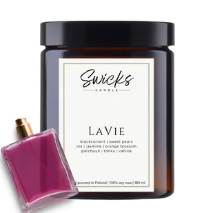 Świeca sojowa LaVie 180ml - Świece - miniaturka - grafika 1