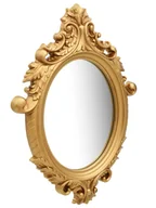 Lustra - Owalne Złote Lustro W Stylu Glamour L6-B99 - miniaturka - grafika 1