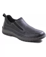 Półbuty męskie - PÓŁBUTY RIEKER - 05151-00 BLACK - Rieker - miniaturka - grafika 1