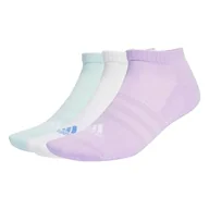 Skarpetki damskie - adidas UNISEX DOROSŁY PODUSZANE SKARPETY SPORTOWE NISKIE CIĘCIE 3 PARY OPAKOWANIE 4,5-5,5 - miniaturka - grafika 1