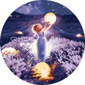 Malowanie po numerach - Twoje Hobby Malowanie po numerach okrągłe - W Alei Gwiazd 40cm - miniaturka - grafika 1