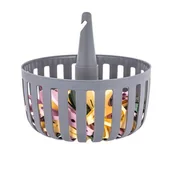 Inne artykuły do sprzątania - Koszyk z klamerkami do bielizny 82 mm szary 30 sztuk - miniaturka - grafika 1