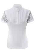Koszulki jeździeckie - Koszulka konkursowa START Patricia damska biała, rozmiar: L - miniaturka - grafika 1