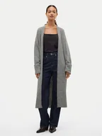 Swetry damskie - Vero Moda Kardigan Jupiter 10309608 Szary Relaxed Fit - miniaturka - grafika 1