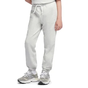 Spodnie dziecięce New Balance LAKB0060AHH - szare - Spodnie sportowe damskie - miniaturka - grafika 1