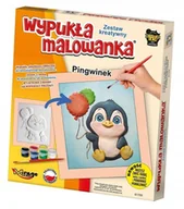 Zabawki kreatywne - Mirage Hobby Wypukła Malowanka - Mały Pingwinek - - miniaturka - grafika 1
