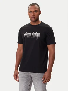 Armani Exchange T-Shirt XM001462 AF10364 UC001 Czarny Regular Fit - Koszulki męskie - miniaturka - grafika 1