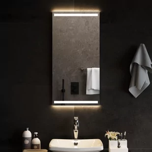 vidaXL Lustro łazienkowe z LED, 40x80 cm - Lustra - miniaturka - grafika 1