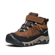 Buty dla chłopców - KEEN Targhee 4 średniej wysokości trwałe wygodne wodoodporne buty turystyczne, br?zowy, 39 EU - miniaturka - grafika 1