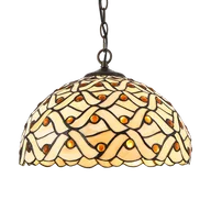 Lampy sufitowe - Lampa wisząca TIFFANY 2X60W E27 223 PREZENT - miniaturka - grafika 1
