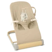 Leżaczki i huśtawki - Leżaczek NENO Nesso Kremowy - miniaturka - grafika 1