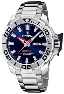 Zegarek Zegarek Festina F20665-1 Diver Professional - Zegarki męskie - miniaturka - grafika 1