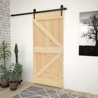 Zabezpieczenia dla dzieci - Lumarko Drzwi, 100X210 Cm, Lite Drewno Sosnowe - miniaturka - grafika 1