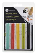 Ołówki - Manuscript-Rękopis okrągły mieszany wkład grafitowy - 10 sztuk w pięciu kolorach - miniaturka - grafika 1