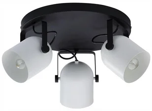 TK Lighting Lampa sufitowa SPECTRA BLACK & WHITE 3491 3x E27 czarny biały TK3491 - Lampy sufitowe - miniaturka - grafika 1
