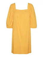 Sukienki - VERO MODA Sukienka damska, jaskrawy żółty, L - miniaturka - grafika 1